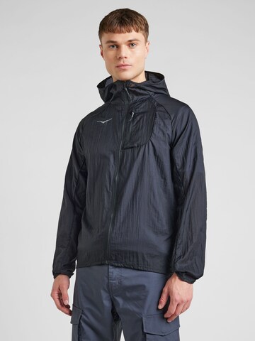 Hoka One One Athletic Jacket 'SKYFLOW' in Black: front