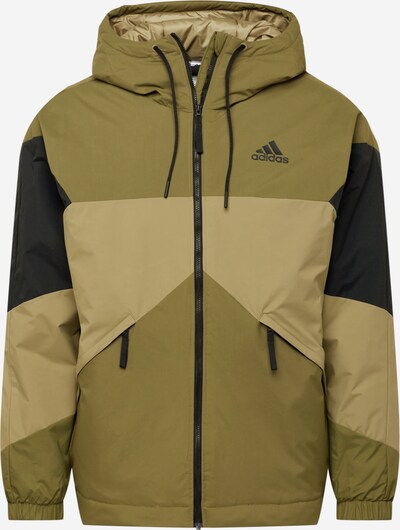 ADIDAS PERFORMANCE Sportjacke 'Back to Sport' in khaki / oliv / schwarz, Produktansicht