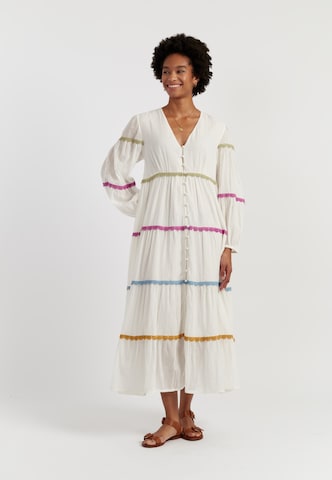 Robe-chemise Chinti & Parker en beige : devant