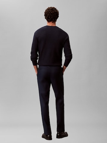 Calvin Klein Slimfit Pantalon in Blauw