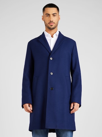 HUGO Between-Seasons Coat 'Malte' in Blue: front