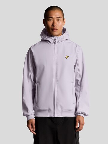 Veste mi-saison Lyle & Scott en violet : devant