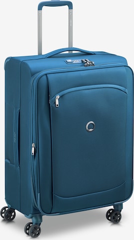 Delsey Paris 4-Rollen Trolley in Blau