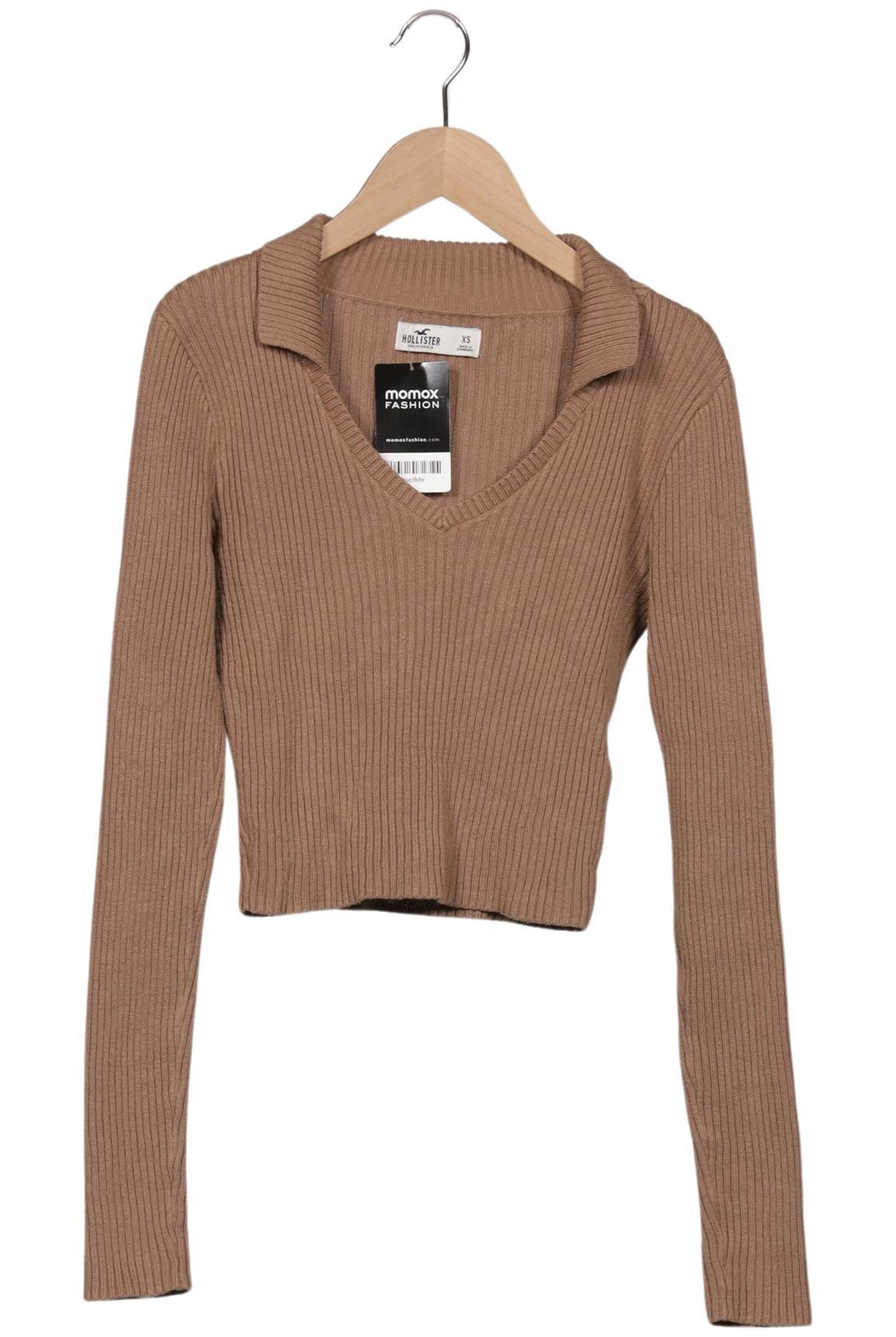 HOLLISTER Sweater & Cardigan in XS in Brown: front