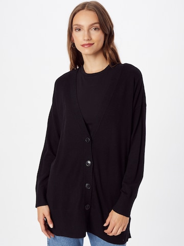 ONLY Knit Cardigan in Black: front