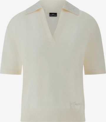 T-shirt 'SS RHINESTONES POLO STORMI SWT W6GR03 Z0583' GUESS en beige : devant