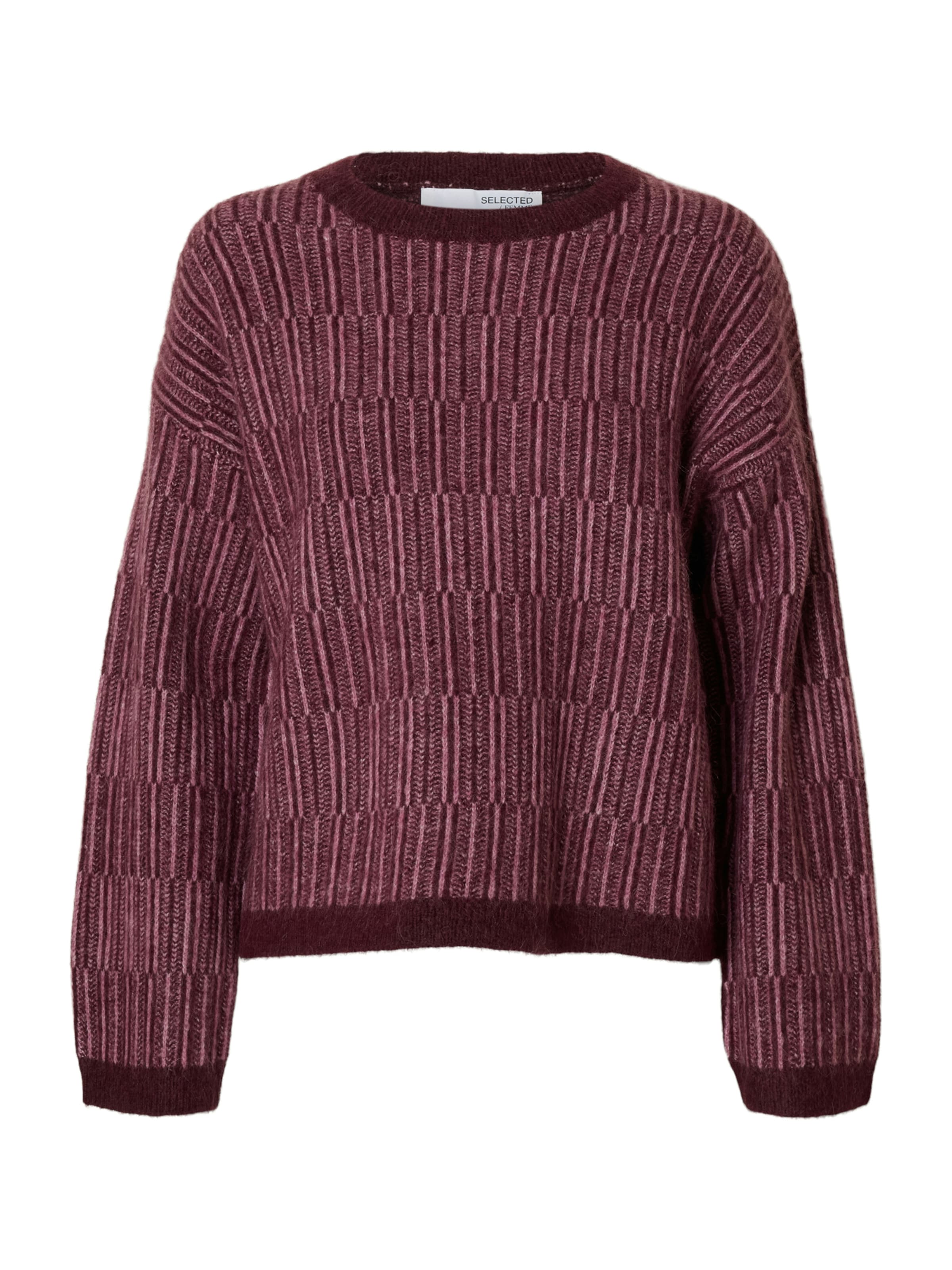 SELECTED Sweater 'SLFAlva' in Purple: front