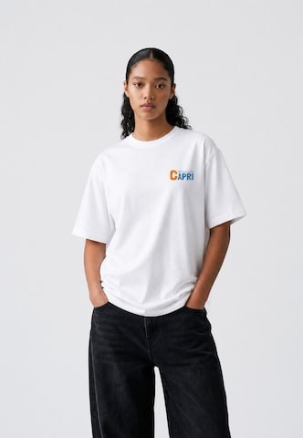 On Vacation Shirt 'Taste Of Capri' in White