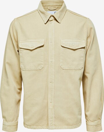 SELECTED HOMME Comfort Fit Overgangsjakke 'Troy' i beige: forside