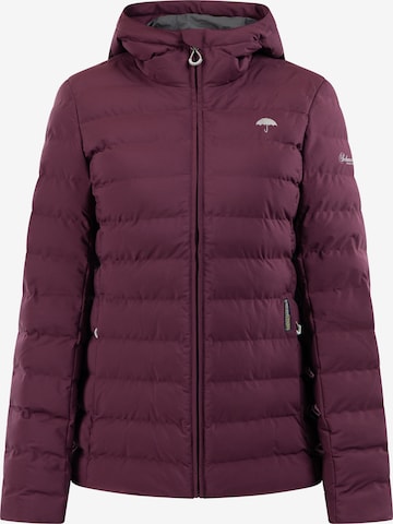 Schmuddelwedda Winter Jacket in Purple: front