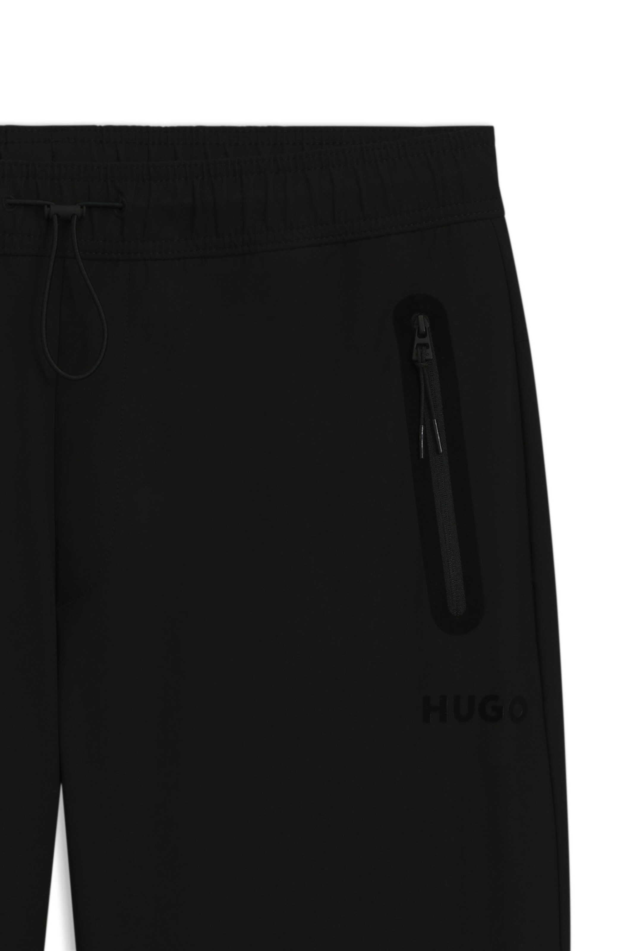 HUGO Regular Pants 'Gabri' in Black