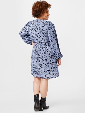 GLAMOROUS CURVE Jurk in Blauw