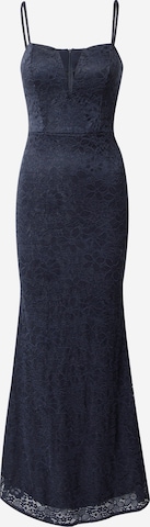 WAL G. - Vestido de noche 'TILLY' en azul: frente