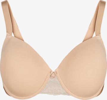 Devoted by Zizzi - Clásico Sujetador 'Lfie' en beige: frente