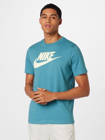Nike Sportswear Klasický střih Tričko – zelená: přední strana