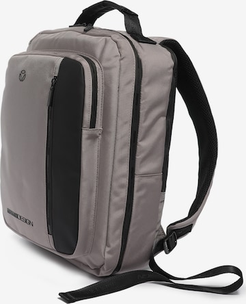 Momo Design Backpack in Grey: front