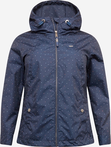 Ragwear Plus Between-Season Jacket 'MONADDE' in Blue: front