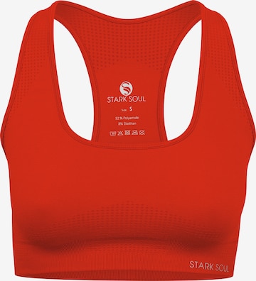 Soutien-gorge de sport Stark Soul en rouge : devant