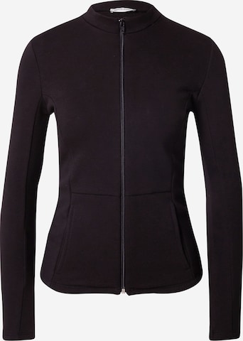 Rebirth Studios Zip-Up Hoodie 'Kendall' in Black: front