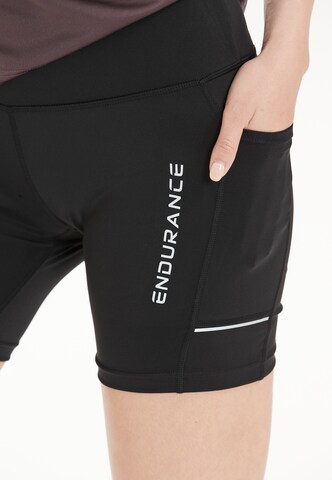 ENDURANCE Skinny Workout Pants 'Energy' in Black