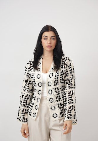 CHERRY KOKO Gebreid vest in Zwart: voorkant