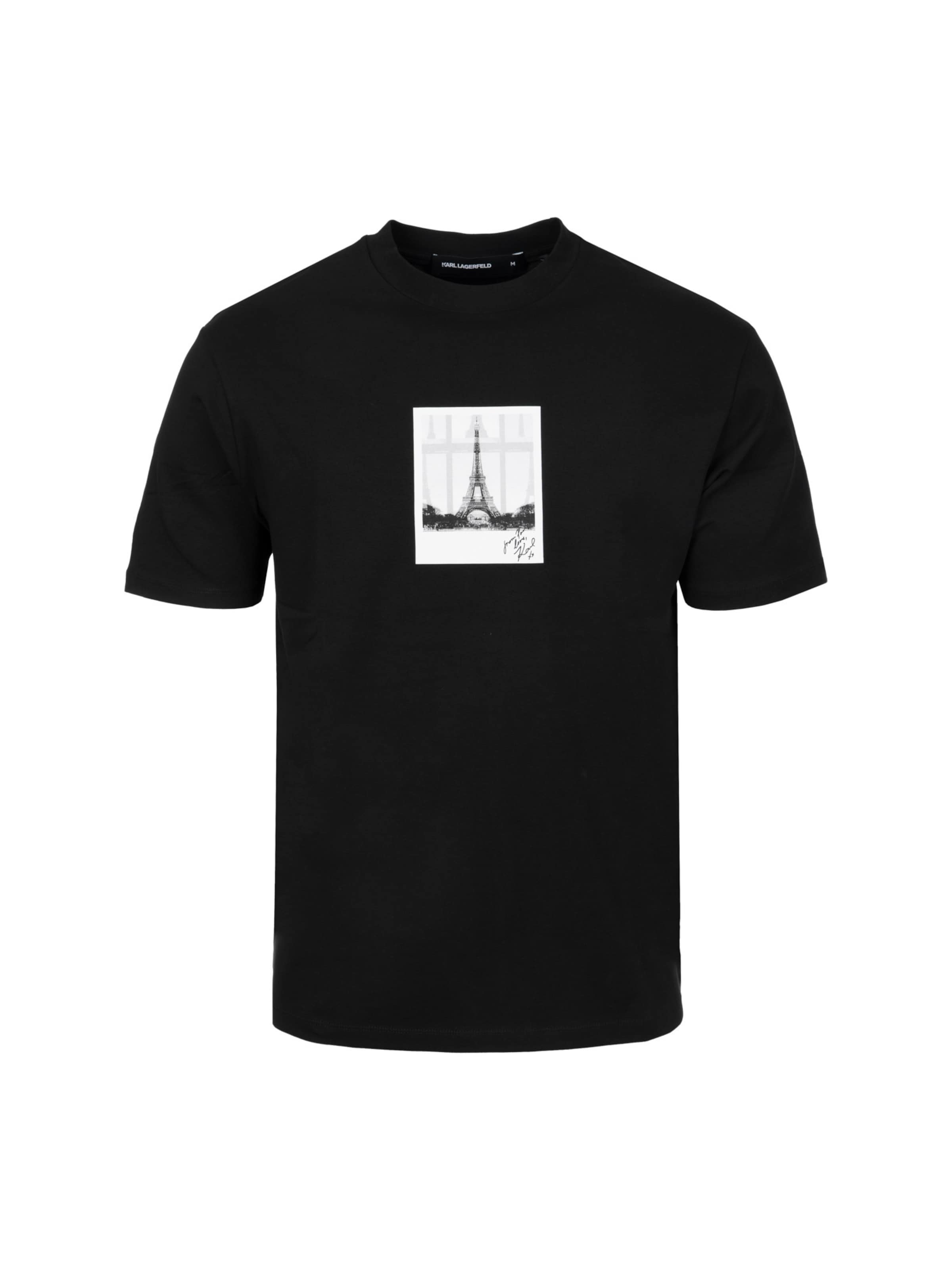Maglietta di Karl Lagerfeld in nero: frontale