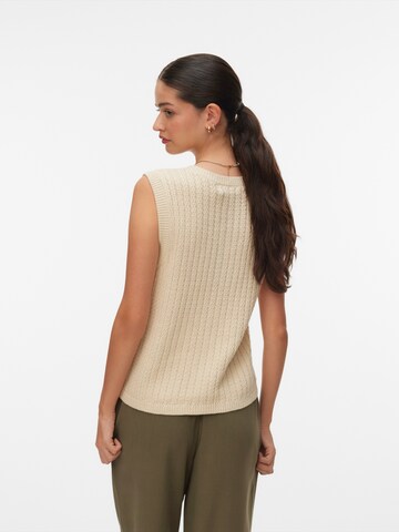 VERO MODA Knit Cardigan in Beige