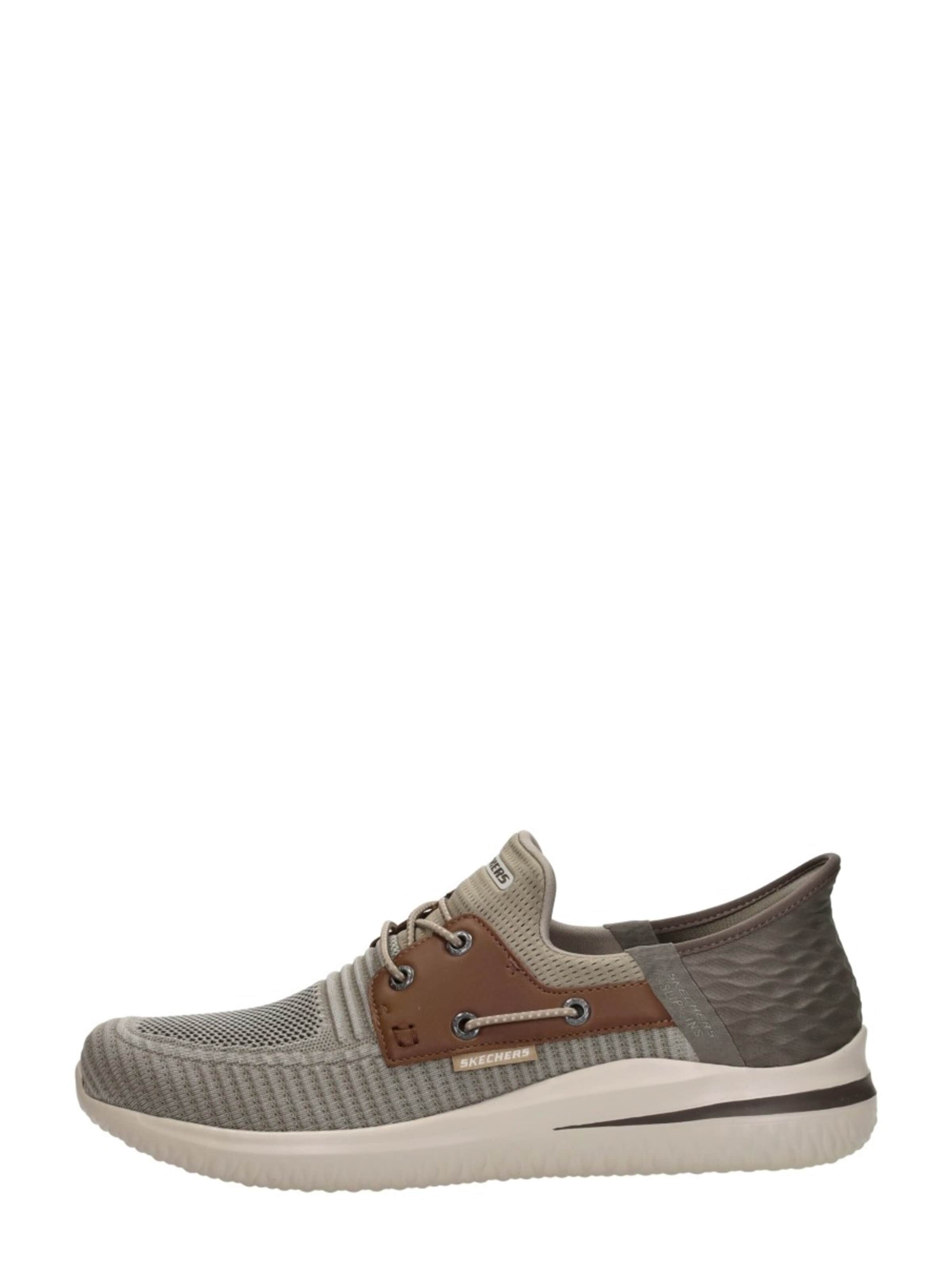 SKECHERS Instappers 'Slip-Ins: Delson 3.0' in Grijs: voorkant