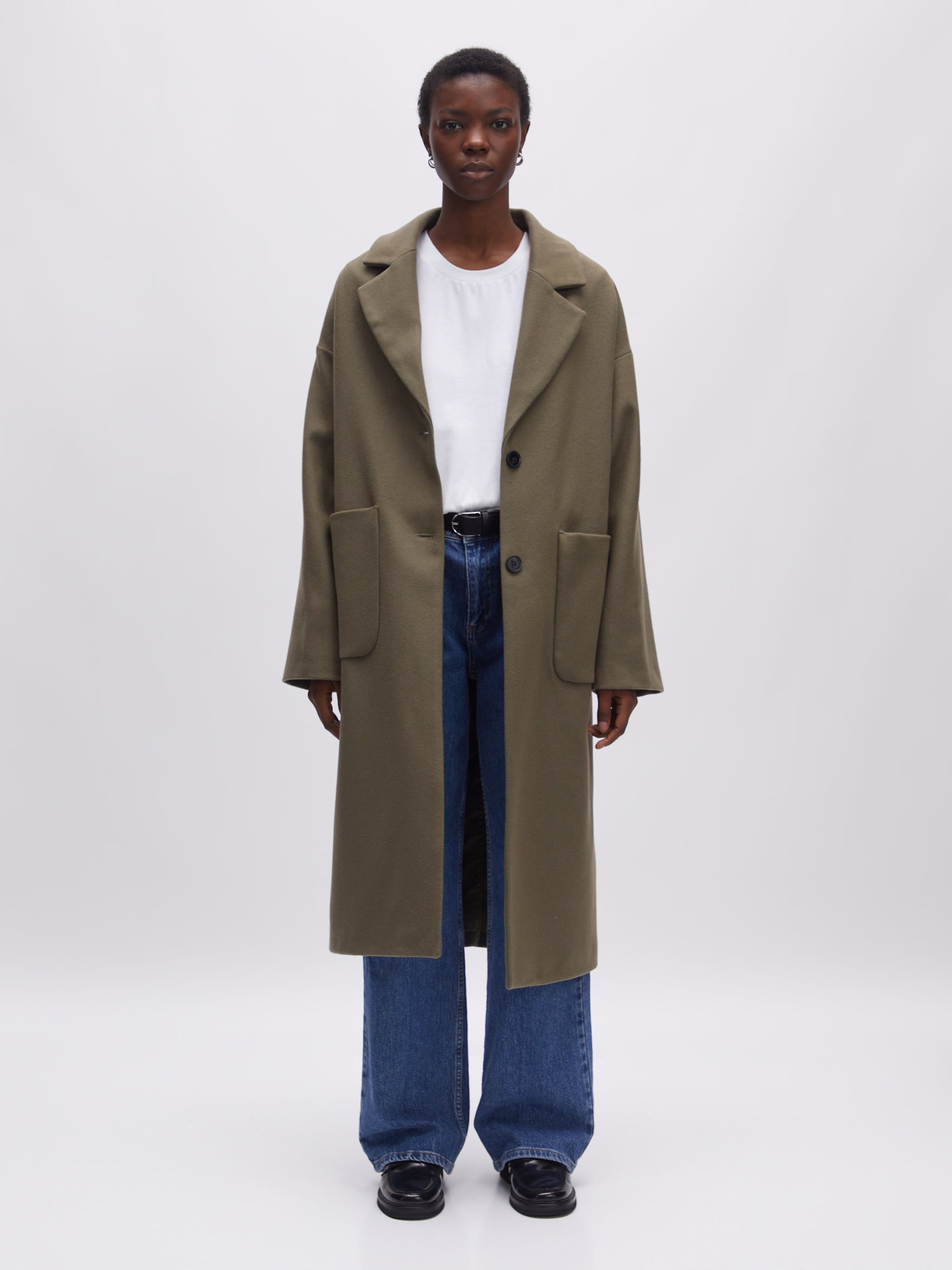 EDITED Produkte Mantel 'Santo' khaki