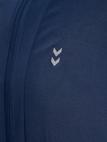 Hummel Sports sweat jacket in Blue