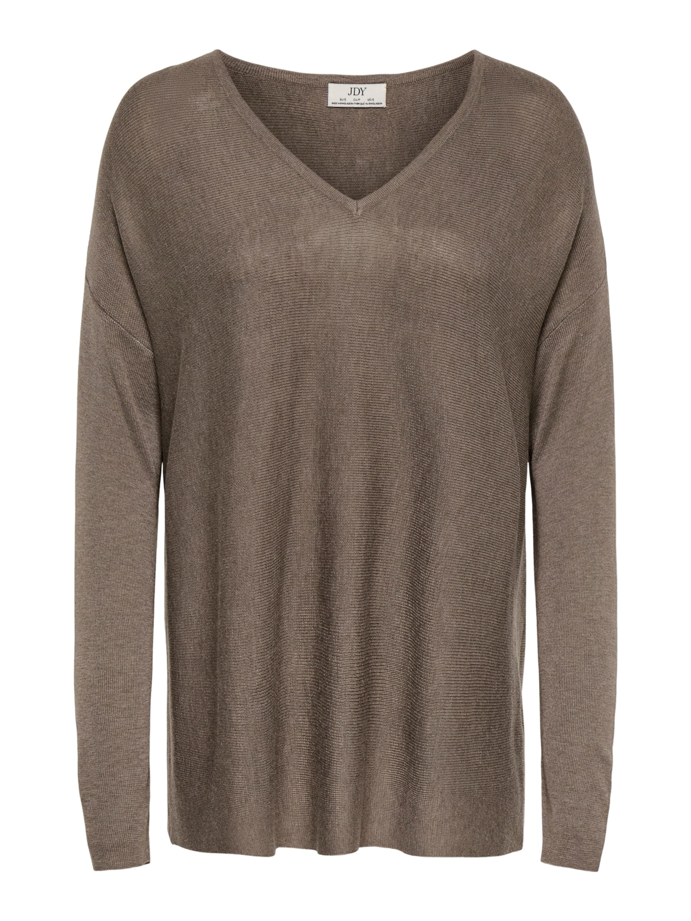 JDY Sweater 'JDYNew Behave' in Brown: front