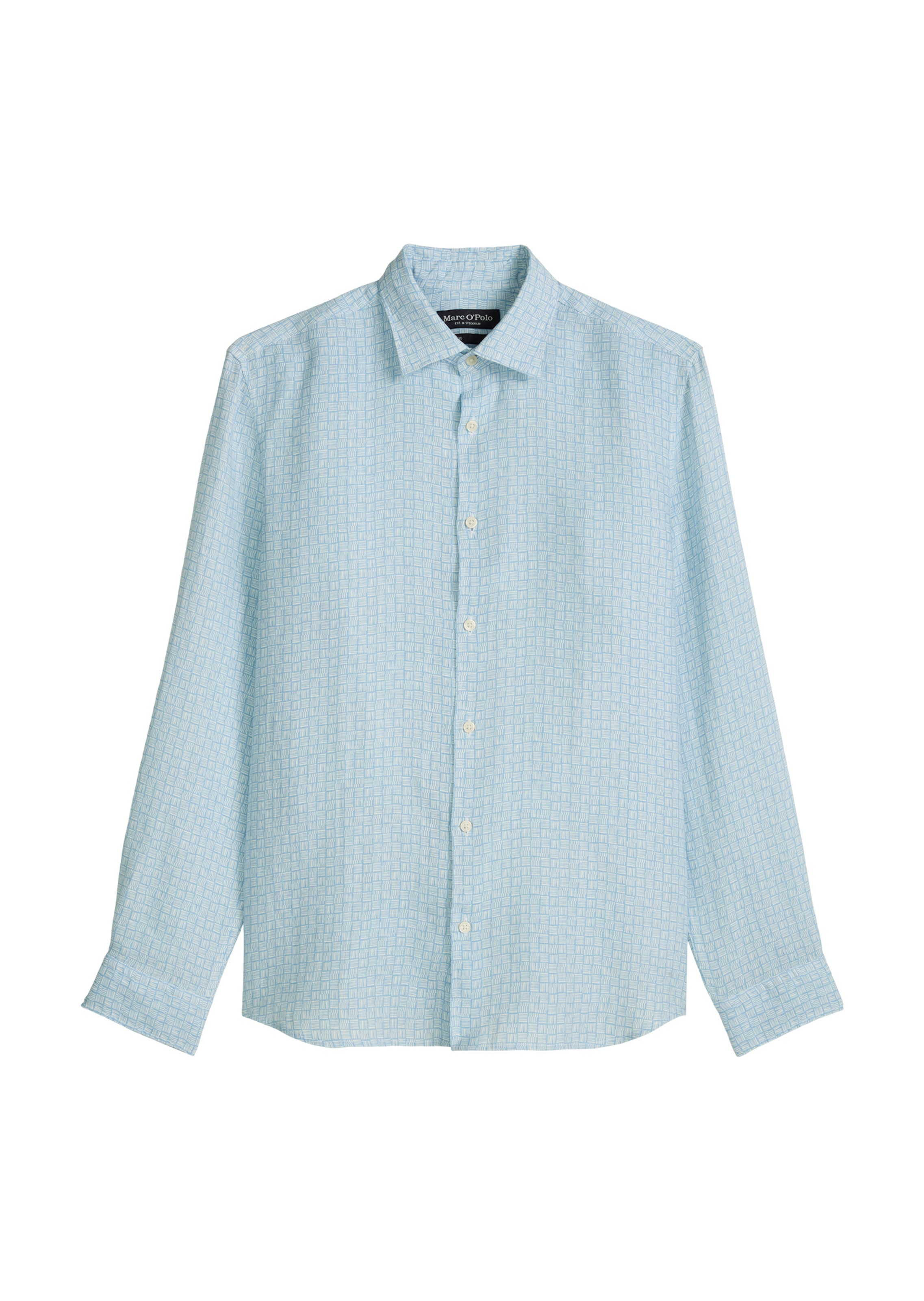 Marc O'Polo Regular fit Button Up Shirt in Blue: front