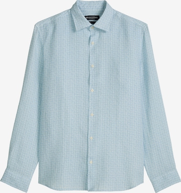 Marc O'Polo Button Up Shirt in Blue: front