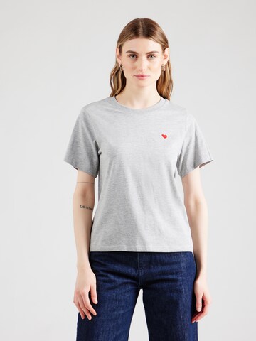 JDY T-shirt 'JDYPisa' i grå: framsida
