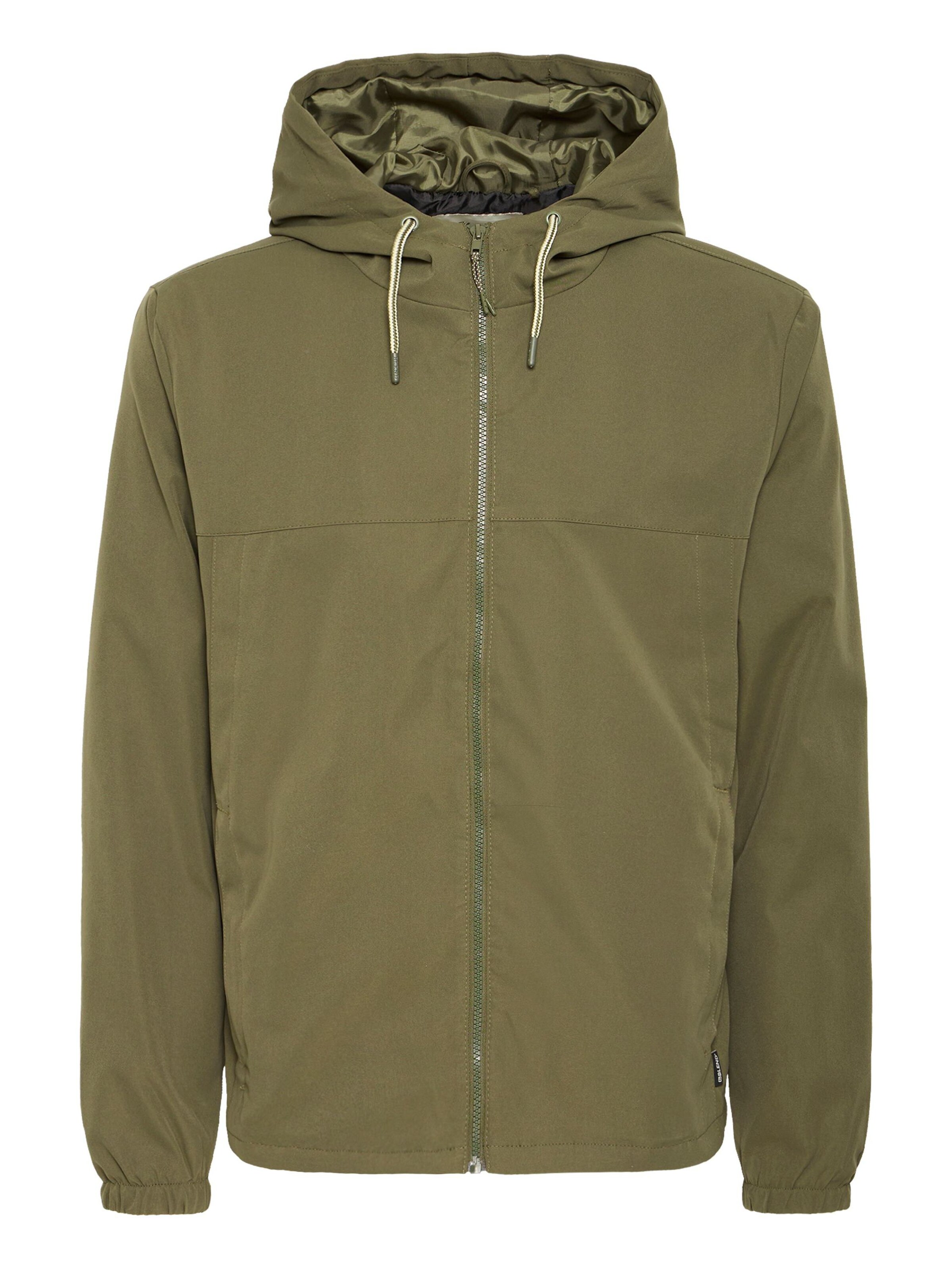 BLEND Tussenjas 'BHEfi' in Groen: voorkant