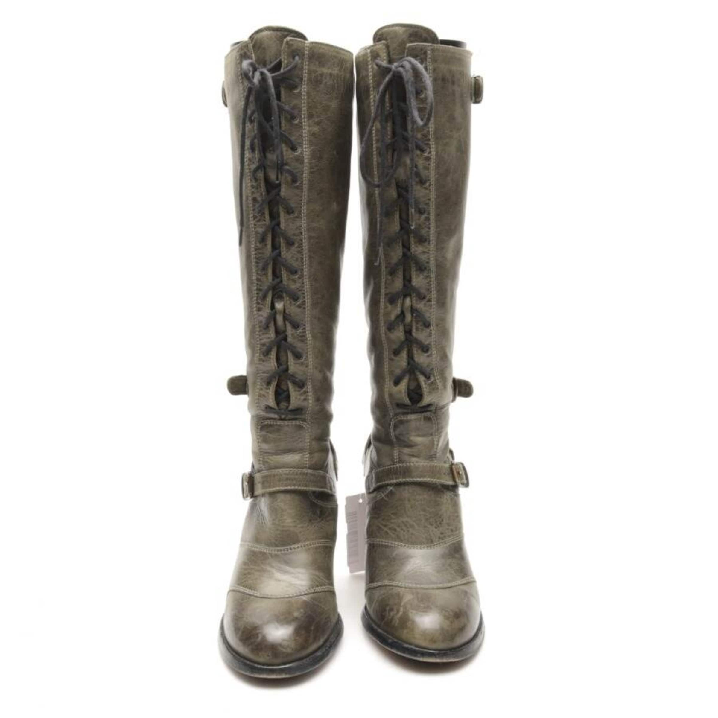 Belstaff Dress Boots in 37 in Green