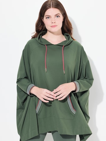Ulla Popken Oversizeshirt in Grün