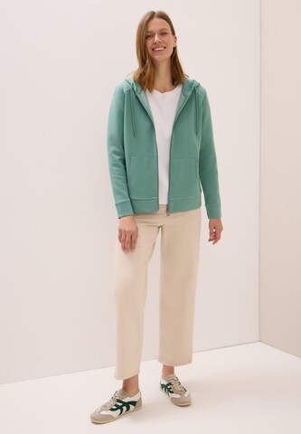 CECIL Zip-Up Hoodie in Green