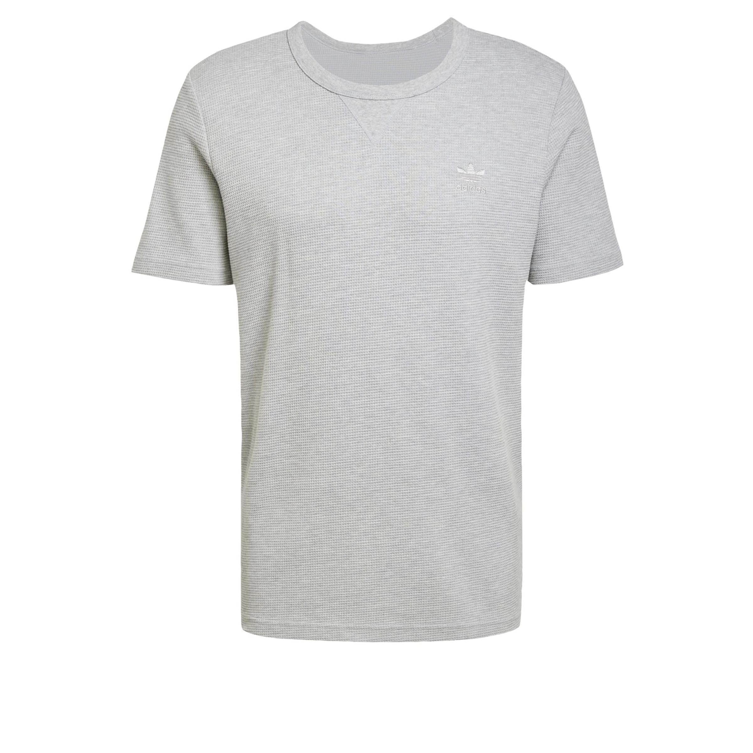 T-Shirt 'Trefoil Essentials' ADIDAS ORIGINALS en gris : devant