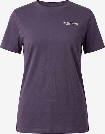 T-shirt THE NORTH FACE en violet : devant