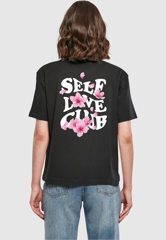 T-shirt 'Self Love Club' Mister Tee en noir
