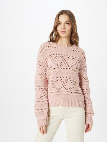 Moves Pullover 'Cottana' in Pink: predná strana