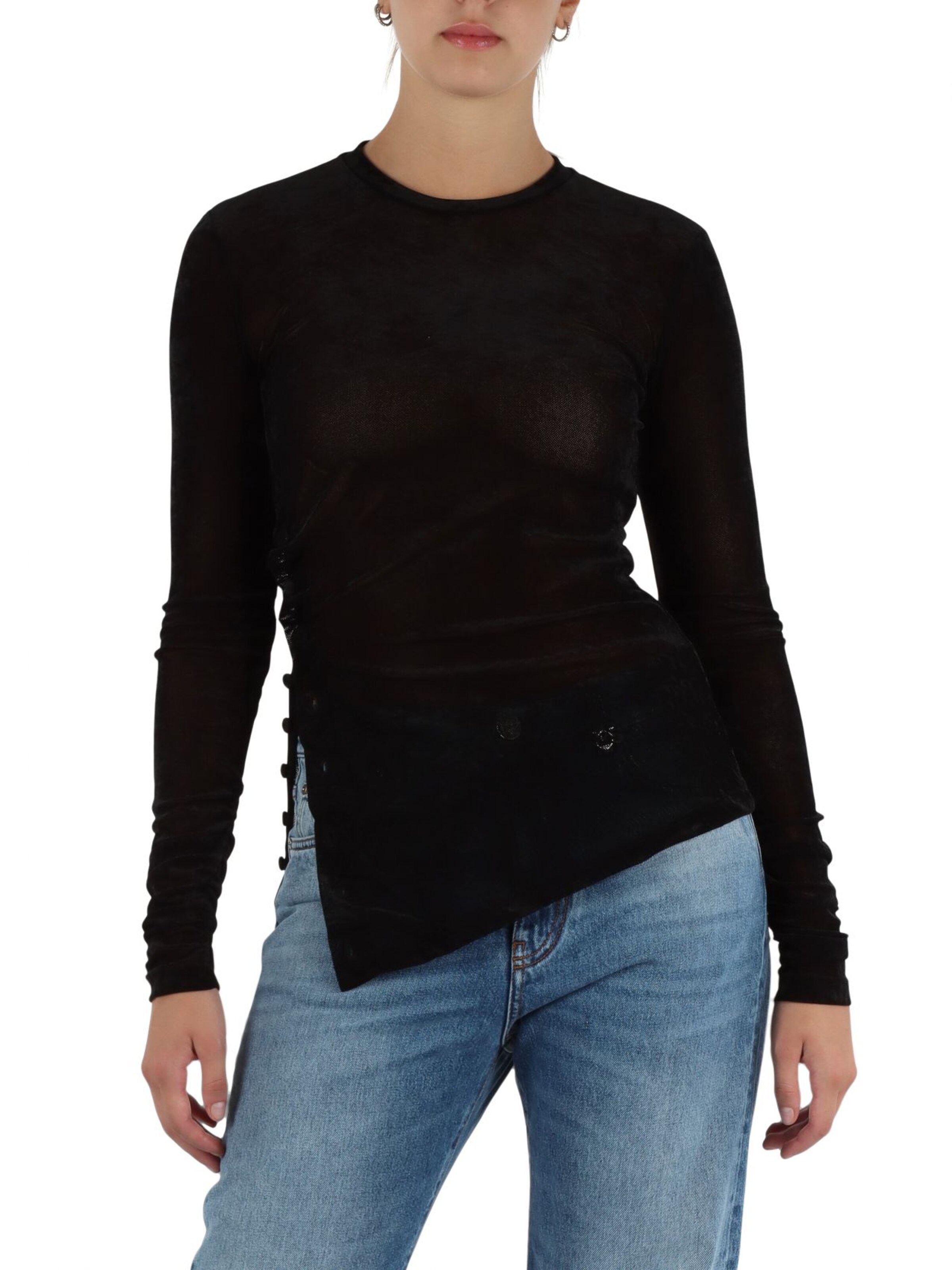 PINKO - Sudadera en negro: frente