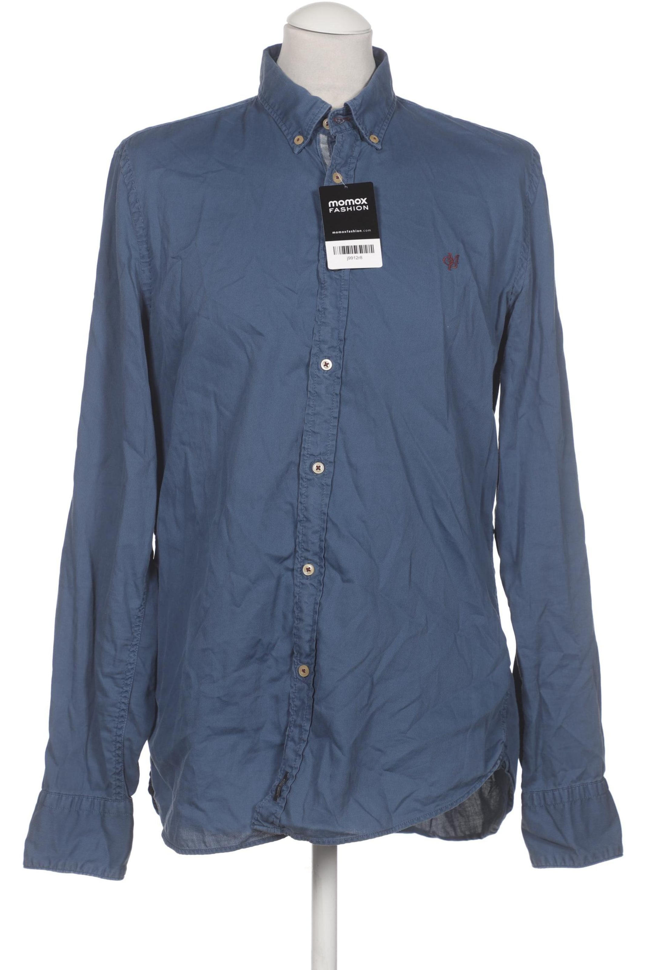 Marc O'Polo Button Up Shirt in M in Blue: front