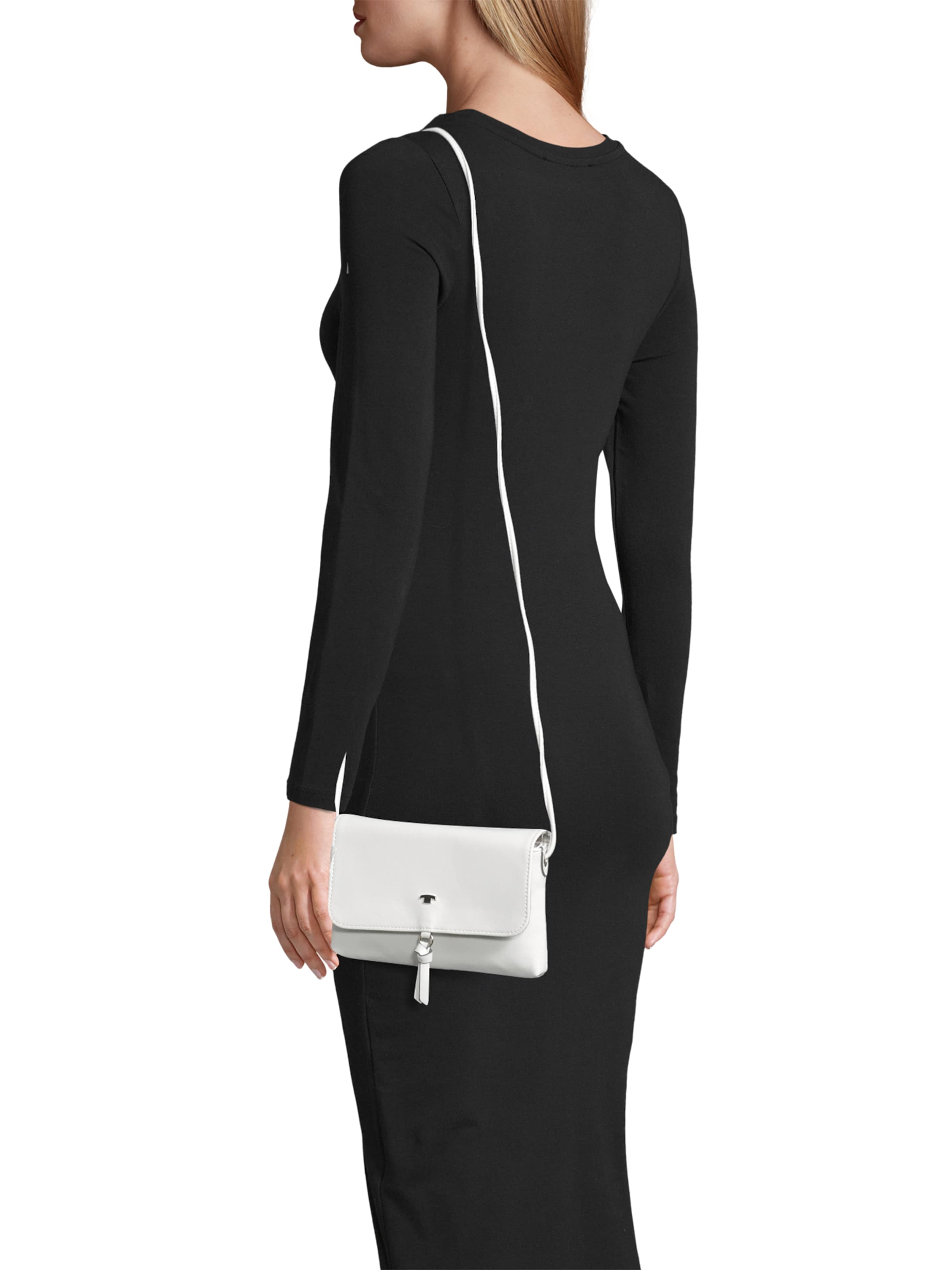 TOM TAILOR Чанта с презрамки 'Luna' в бяло: отпред