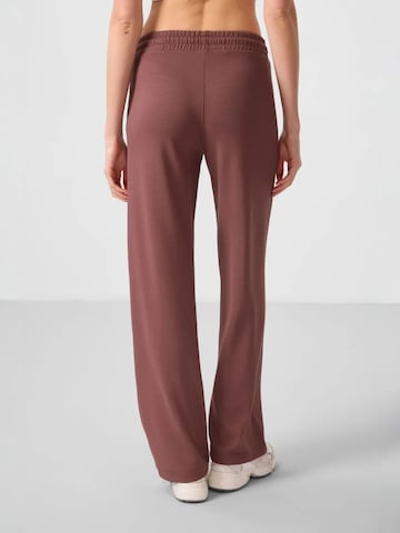 Wide Leg Pantalon Tommy Life en marron