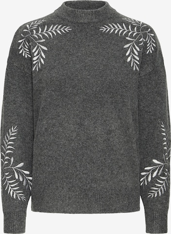 Pulover ' BYMAGGE' de la b.young pe gri: față