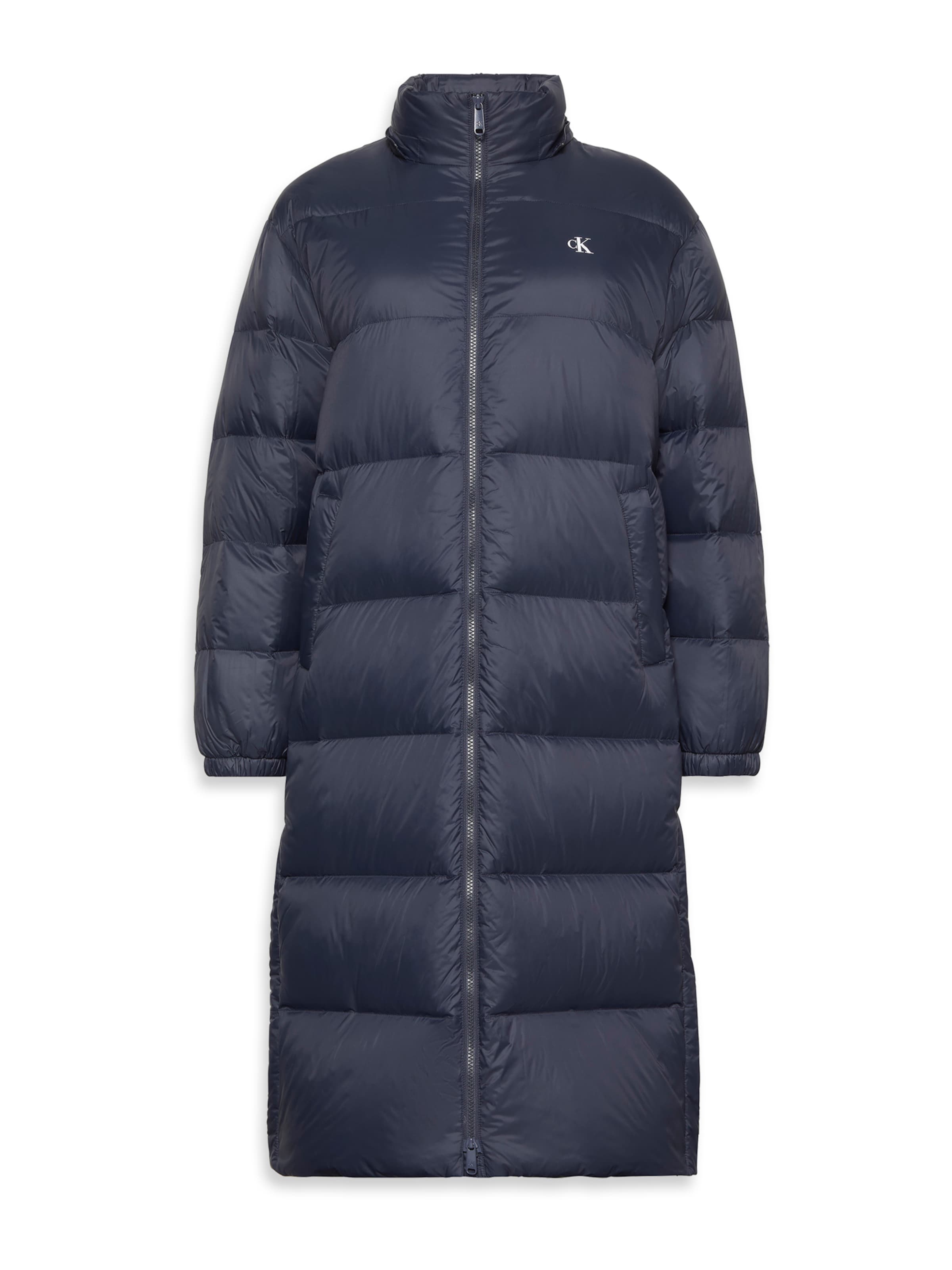 Calvin Klein Jeans Přechodná bunda 'Essential' – modrá: přední strana