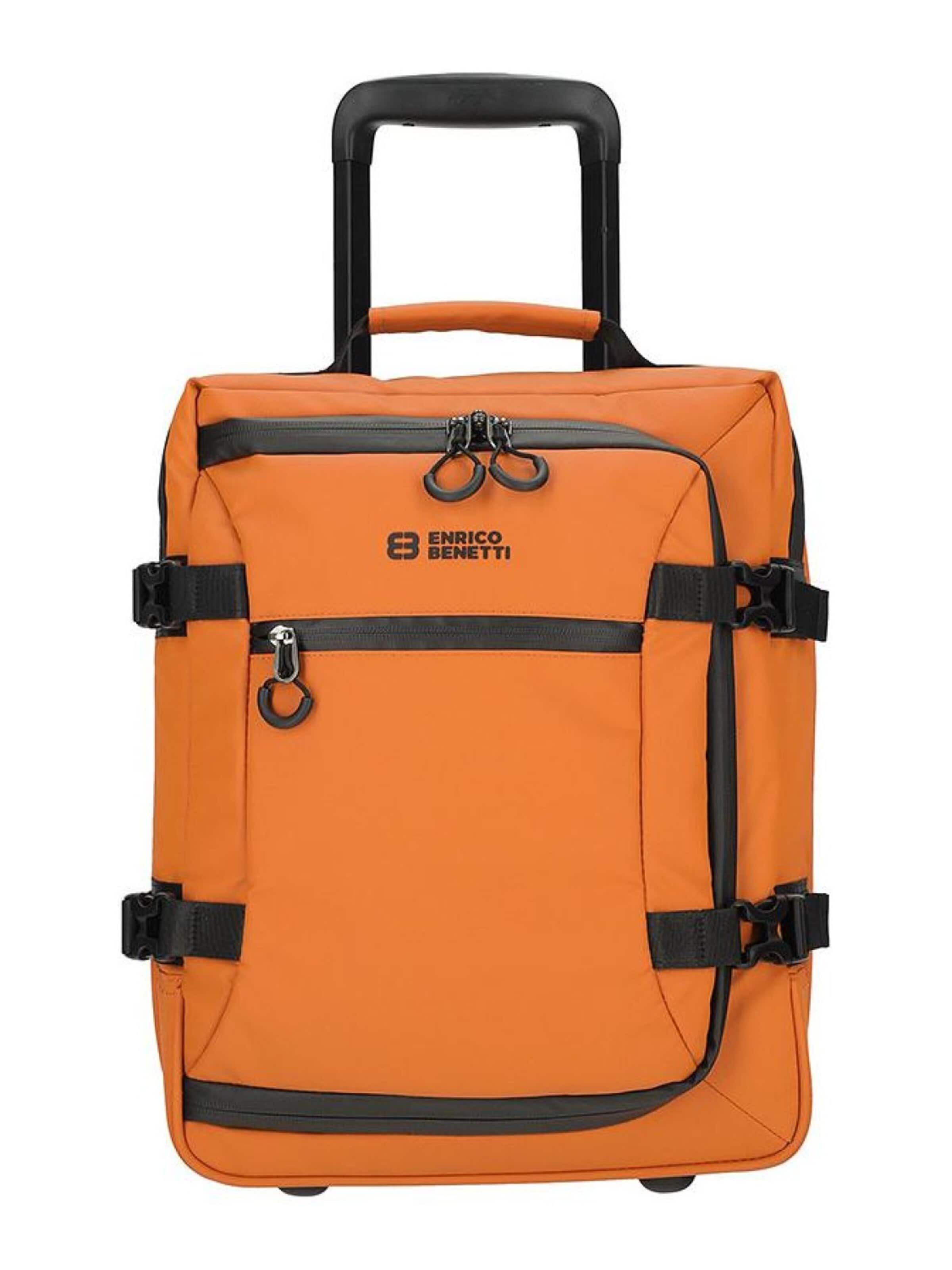 Enrico Benetti Koffer in Oranje: voorkant