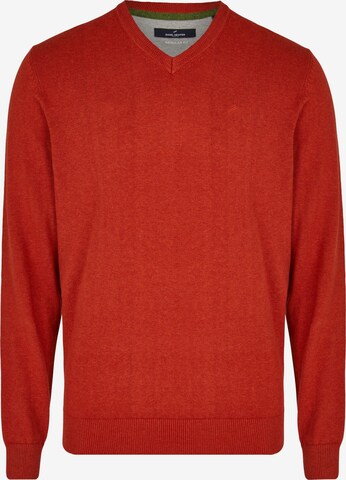 DANIEL HECHTER Basic Essential Strickpullover in Rot: front